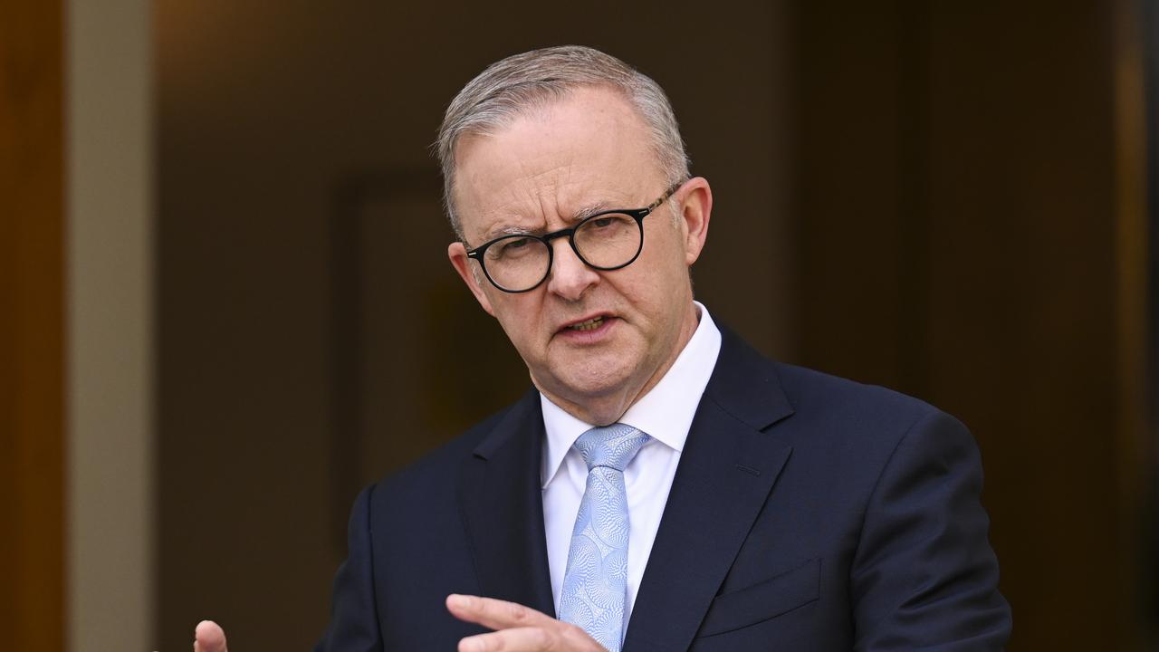 Prime Minister Anthony Albanese at a press conference at Parliament House in Canberra to announce changes to superannuation. Picture: NCA NewsWire