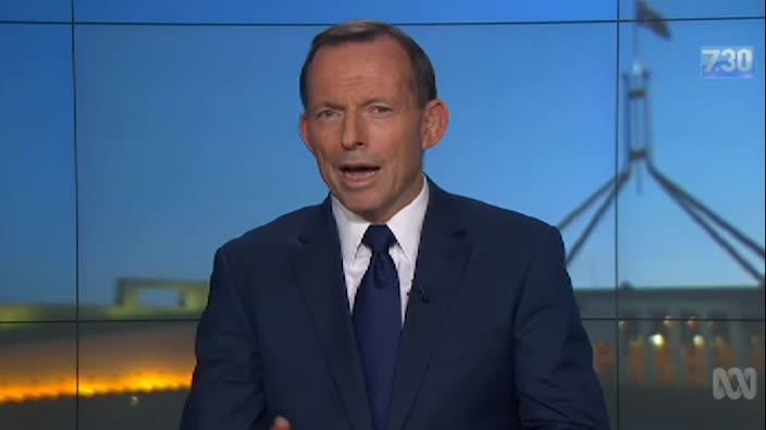 Tony Abbott grilled over gun laws tweet