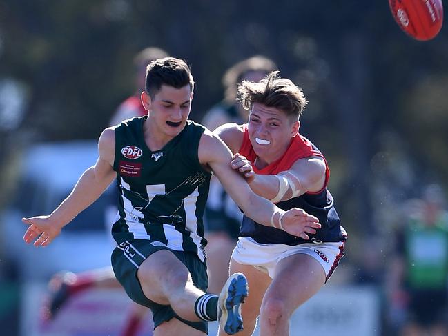 Ned Gentile (left) last played for the Stars in 2017. Picture: Andy Brownbill