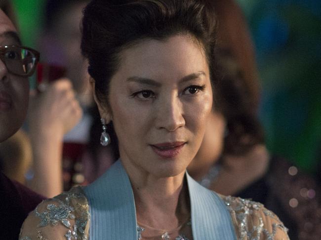 Michelle Yeoh in a scene from the movie Crazy Rich Asians. Roadshow Films.