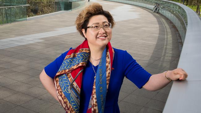 Adelaide-based Chinese entrepreneur Sally Zou. Picture: Jo-Anna Robinson