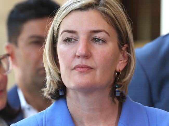 BRISBANE, AUSTRALIA Tuesday 5th November 2024 Queensland Labor caucus meeting for the first time after the recent State election with Steven Miles being elected leader and Cameron Dick as Deputy Leader. Pictured is Shannon Fentiman Picture David Clark