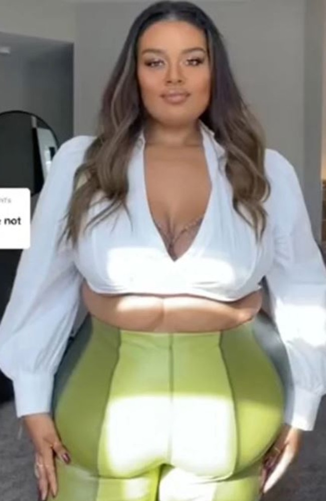 Woman hits back at trolls. Picture: thestellawilliams/TikTok