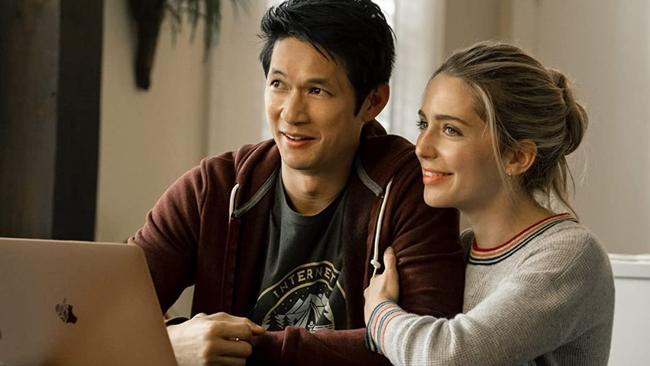 Harry Shum Jr. and Jessica Rothe in tear-jerker All My Life.