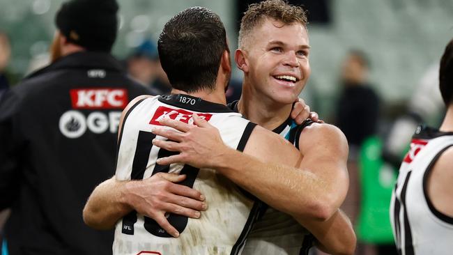 Dan Houston was all smiles after his incredible goal. Picture: Getty Images