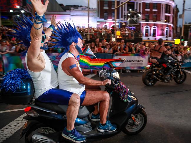 Mr Albanese was the first PM to march in the Mardi Gras. Picture: Getty