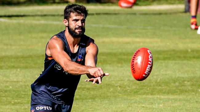 Wayne Milera has suffered a suspected serious injury in the practice match. Picture: Mike Burton