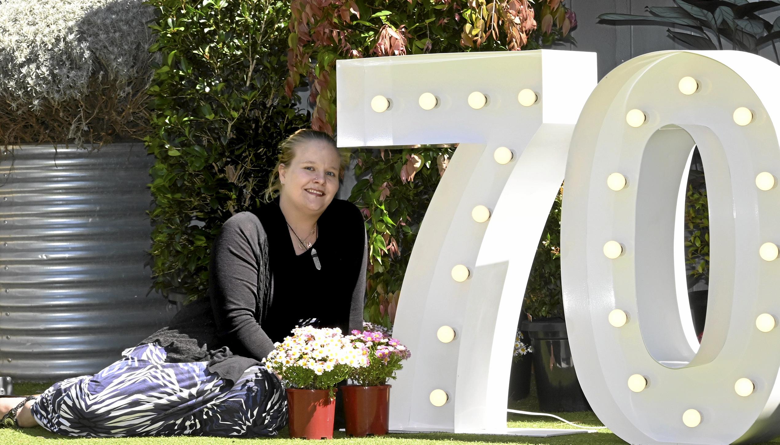 Karissa Lawrence is entering The Chronicle Garden Competition for the first time with her garden at Sunray Motor Inn in Wilsonton.. Launch of the Chronicle Garden Competition at Cobb+co Museum. August 2019. Picture: Bev Lacey