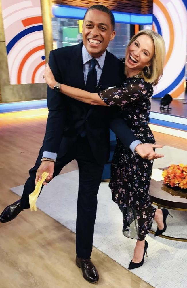 Holmes is now dating his co-host Amy Robach, with whom he embarked on an affair last year.