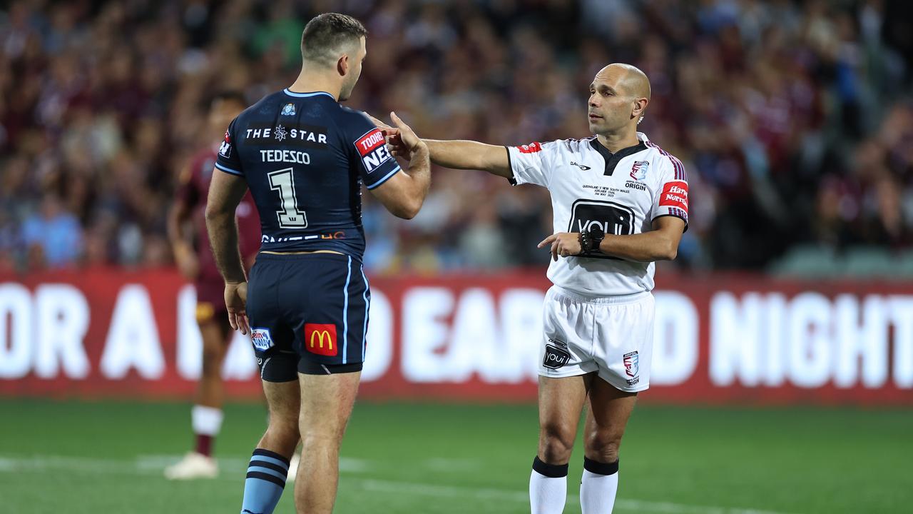 Klein’s experience in big games will be taken into consideration when the referees are picked for the remaining finals. Picture; Cameron Spencer/Getty Images