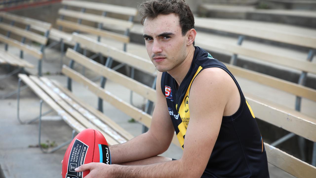 Luke Edwards, son of former Crows star Tyson, has joined West Coast. Picture: Dean Martin