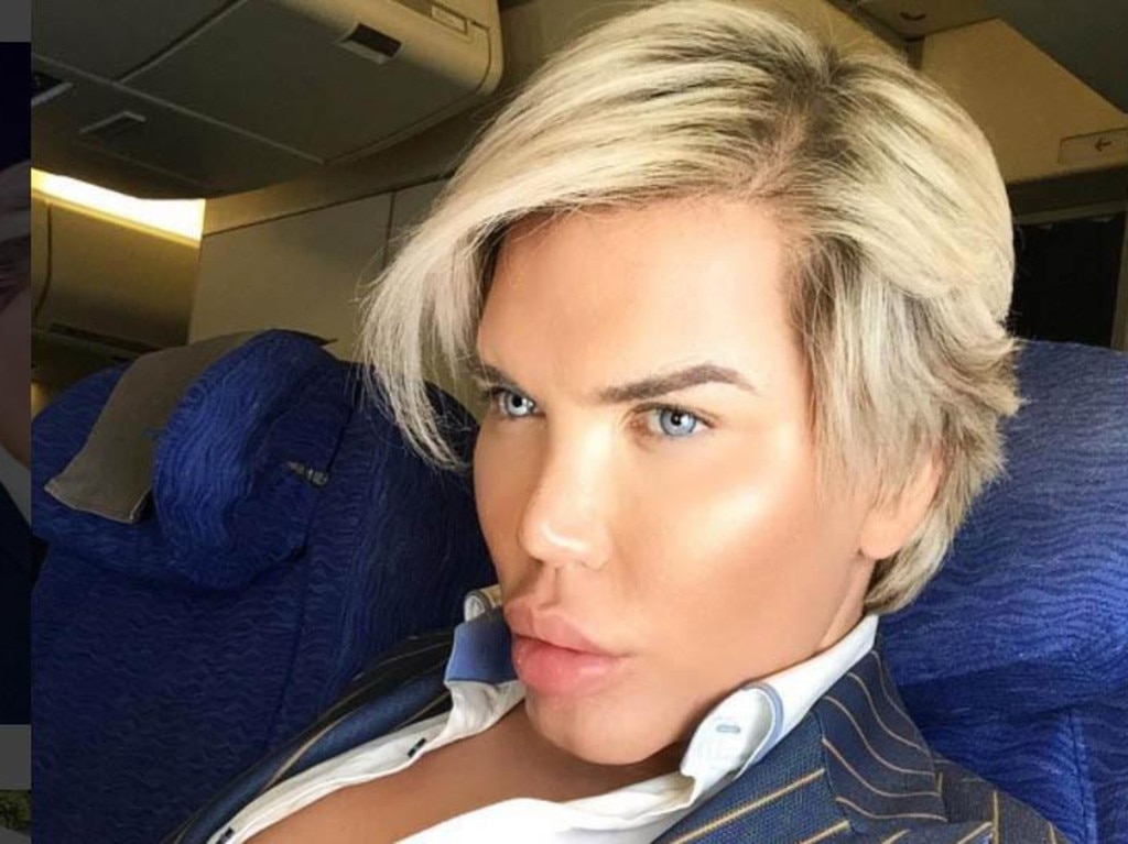 Rodrigo Alves, best know as ‘Human Ken doll’ recently transitioned to life as a woman. Picture: Rodrigo Alves