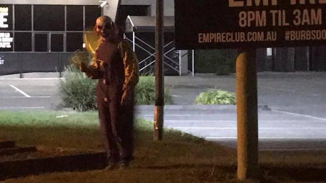 Images from pranksters behind Melbourne's 'clown purge' craze. Picture: Facebook