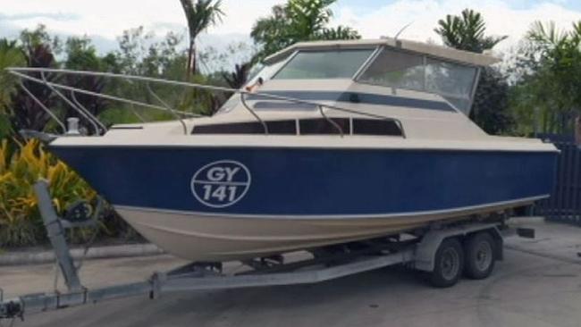 The boat which Mr Kaya is alleged to have sourced for the five co-accused to flee Australia. Picture: Supplied.