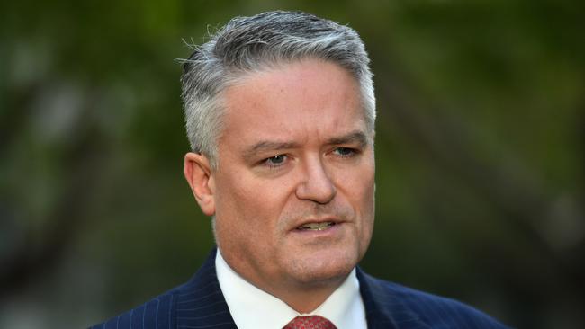 Minister for Finance Mathias Cormann. Picture: AAP.