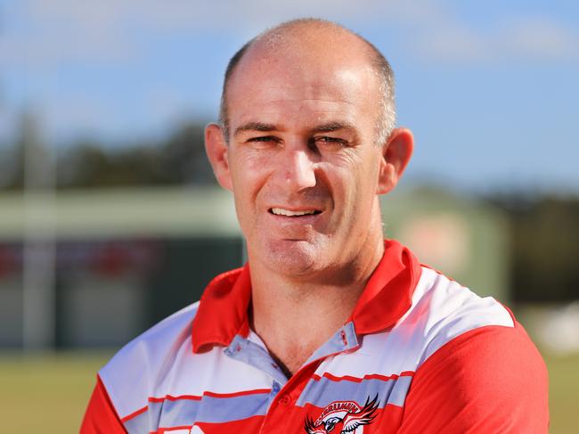 Former NRL player Matt Geyer is the coach of the Currumbin Eagles. Photo: Scott Powick Newscorp