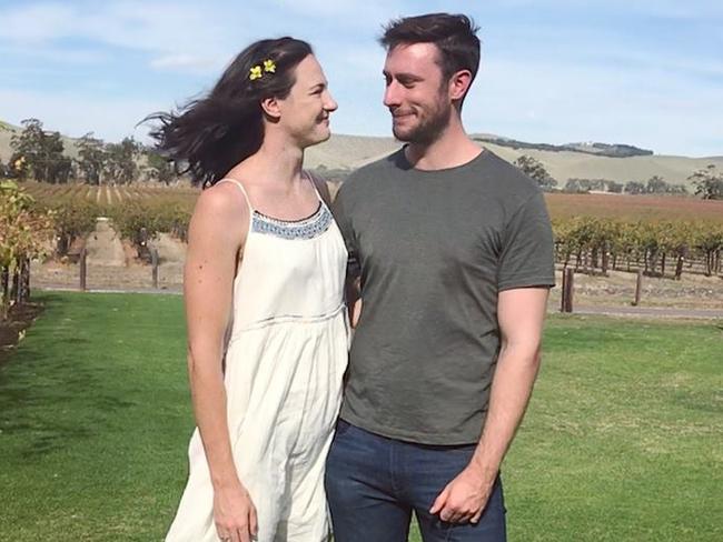 Cate Campbell with partner Adam Kerr