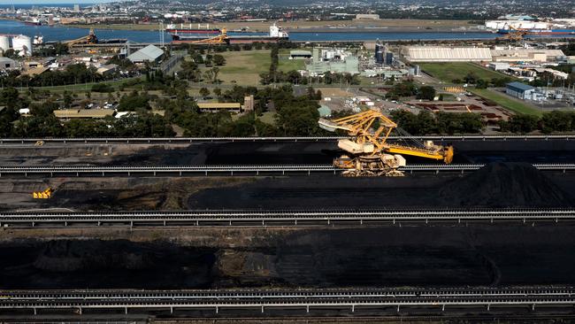 The Newcastle Coal Terminal in Newcastle, New South Wales. Picture: Bloomberg