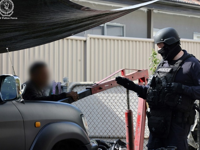 Hundreds of people were arrested and charged during the operation. Picture: NSW Police