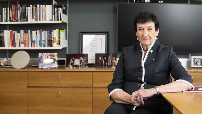 Jennifer Westacott in the Chancellery building at Parramatta South campus of Western Sydney University. Picture: Monique Harmer/NewsWire