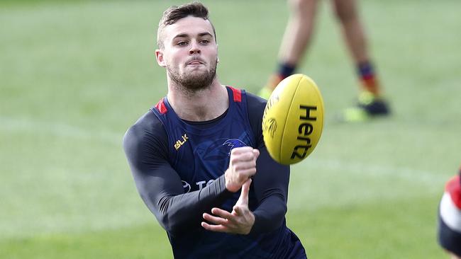 Brad Crouch at Adelaide training. Picture: Sarah Reed