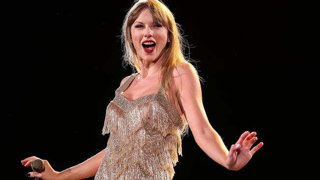 Taylor Swift performs onstage during the Eras Tour at Foro Sol on August 24, 2023 in Mexico City. Picture: Hector Vivas/Getty Images for TAS Rights Management.