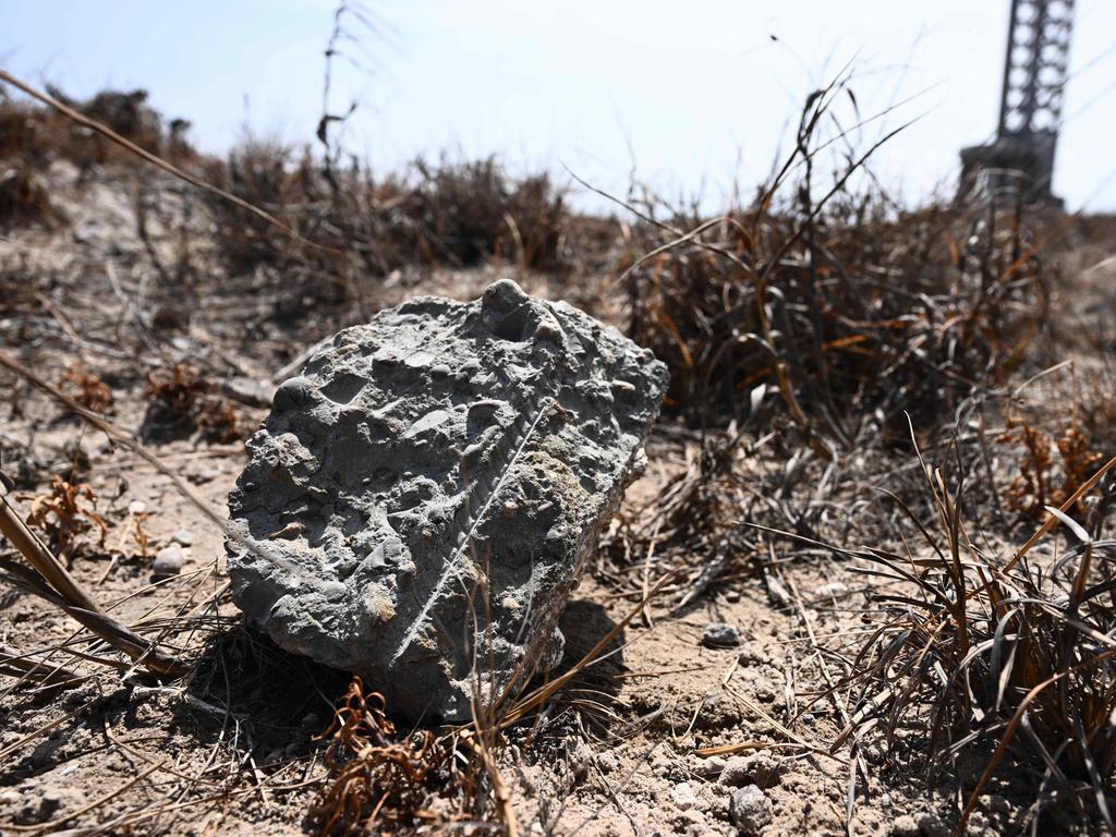 The scene around the launch pad is one of desolation. Picture: Patrick T. Fallon/AFP