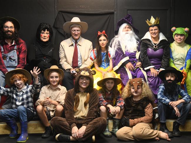 Member for Kennedy Bob Katter has made his theatre debut with the Mission Arts Theatre Ensemble in their sold out show, Snow White and the Seven Farmers on the weekend. Photo: Supplied