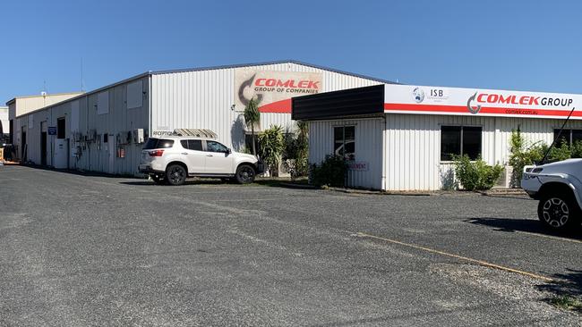 The Comlek Group warehouse at Mackay Harbour. Picture: Duncan Evans