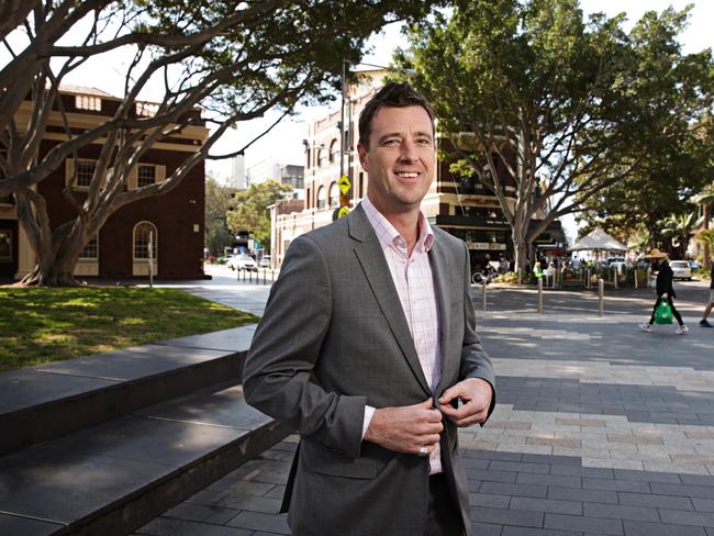 Northern Beaches Mayor Michael Regan has challenged staff to get more footpaths in quicker. Picture: Adam Yip.