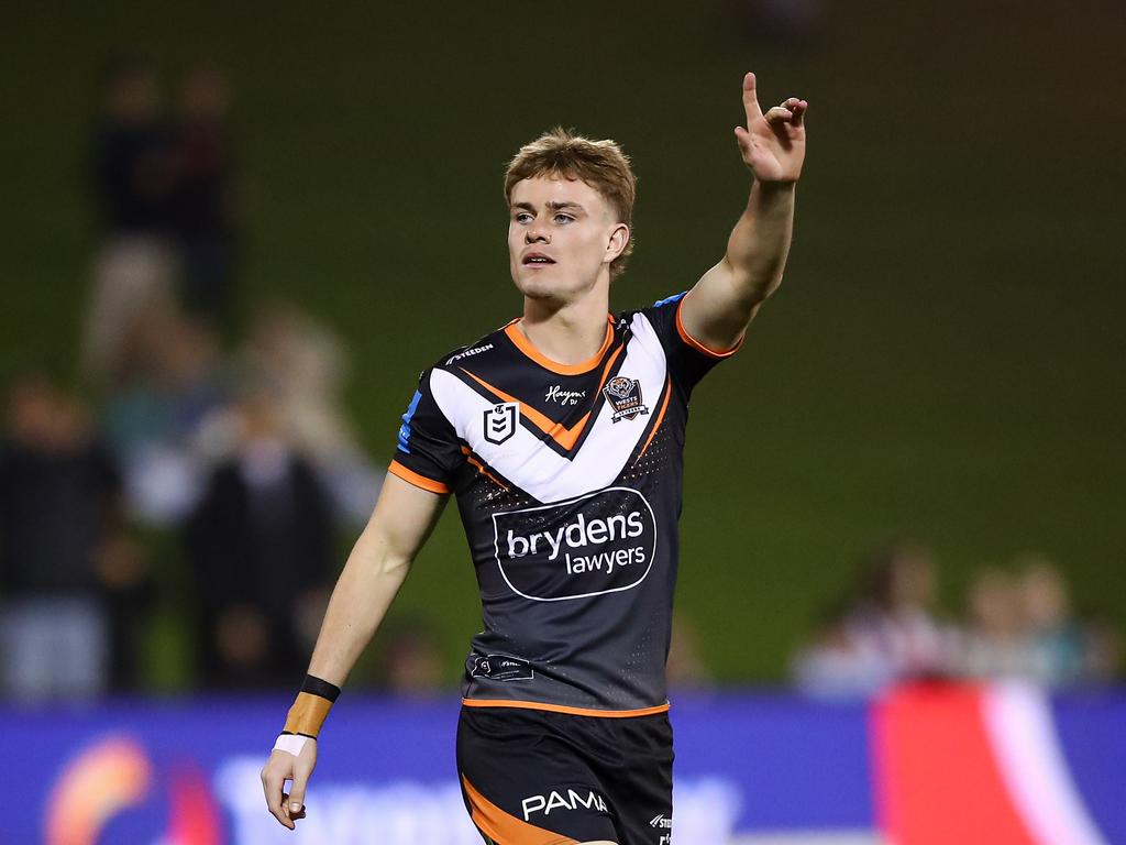 Lachlan Galvin has put his hand up for a release from the Tigers. Picture: NRL Imagery