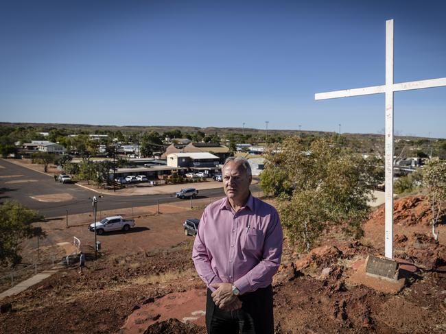 Tennant Creek mayor Steve Edgington overlooks the town