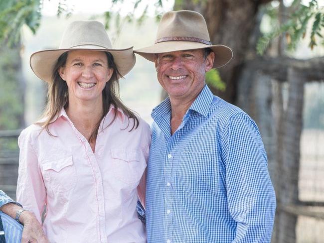 Lyn Eather and partner Carl Hendrick, Baralaba.