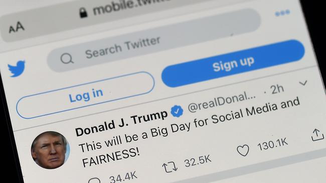 The Biden administration is going to have to decide what to do about social media and FAIRNESS! Picture: Olivier Douliery/AFP