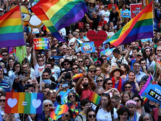 The result of the same-sex marriage postal survey will be announced on Wednesday. Picture: Getty