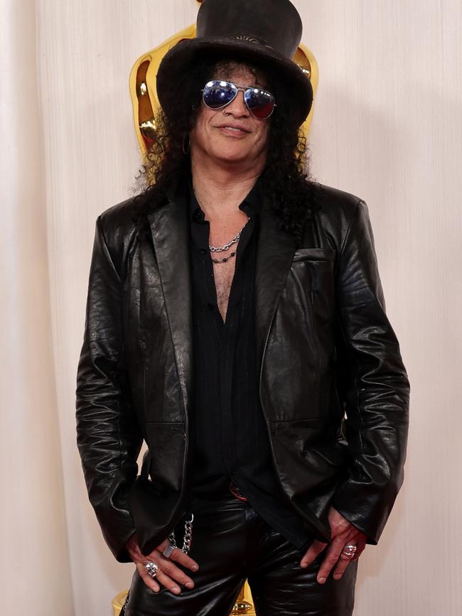 Slash shared news of Knight’s death in July. Picture: Aliah Anderson/Getty Images