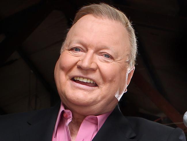 Bert Newton with an old studio camera from the early years of GTV studio.