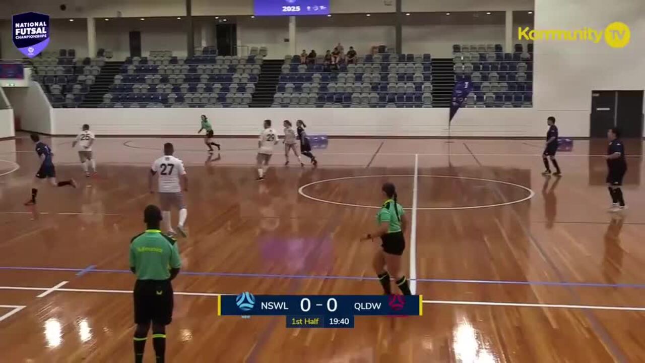 Replay:  Football NSW Lightning v Football Queensland White (AWD) - 2025 National Futsal Championships Day 3