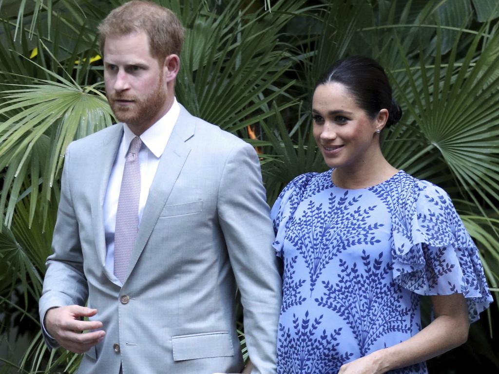 Harry’s trademark cheeky grin was nowhere to be seen in Morocco this week. Picture: Yui Mok/Pool Photo via AP