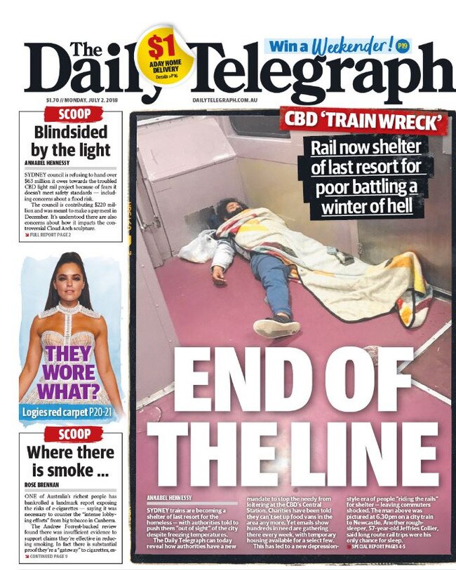 How The Daily Telegraph reported the story last month.