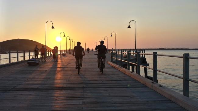 Coffs Harbour Jetty at sunrise. Picture: Trevor Veale