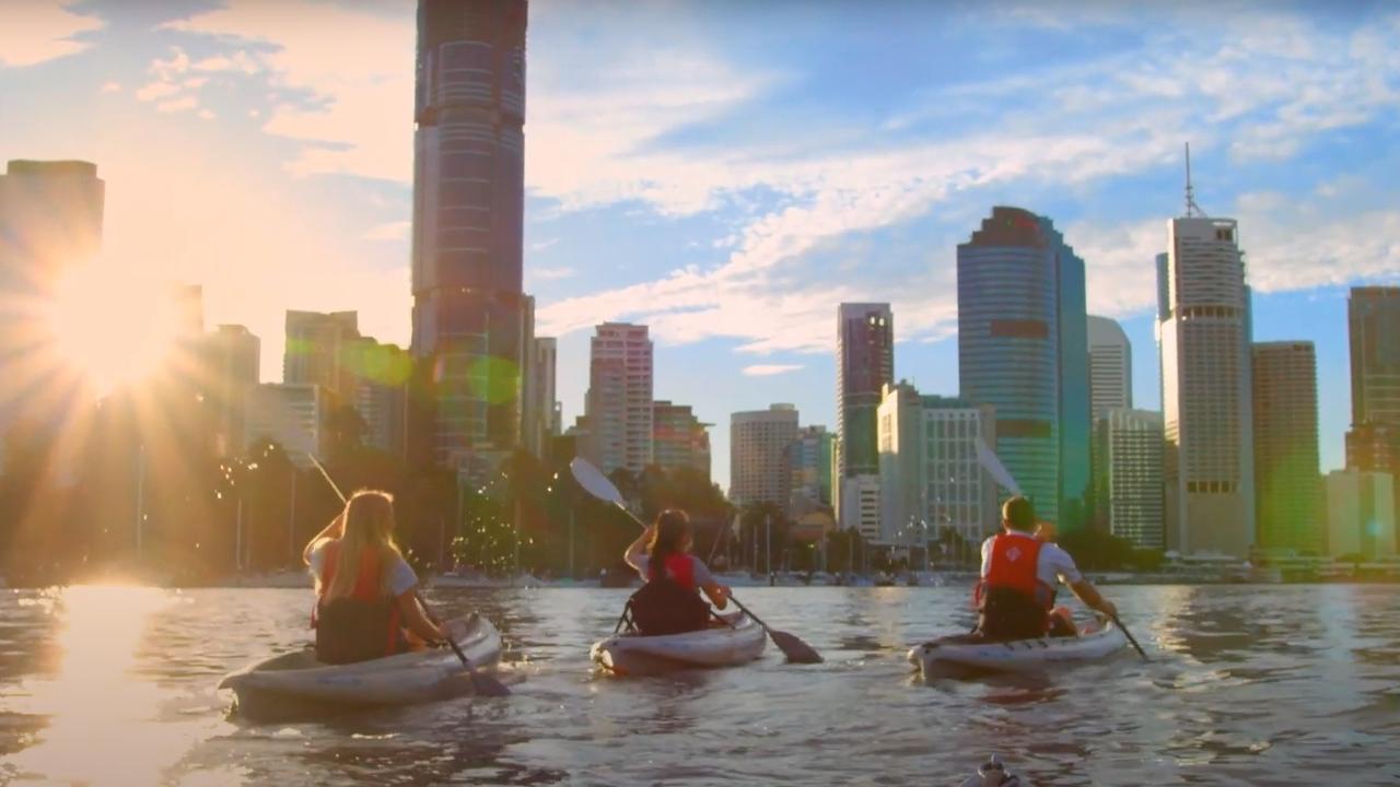 A screengrab from the Brisbane 2032 Olympics bid video.