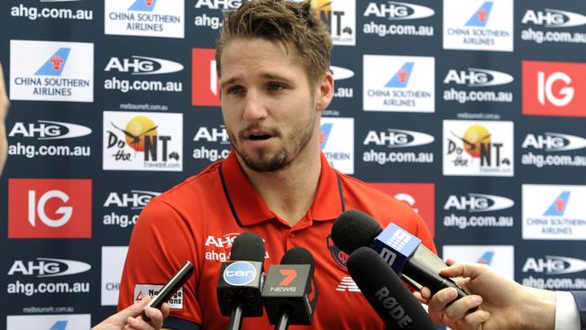 Jesse Hogan has re-signed with the Demons. Picture: Justin Benson-Cooper