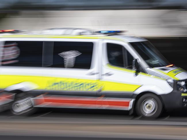 Emergency services have rushed to the scene of a traffic crash in Kabra where a man in his 30s rolled his ute.