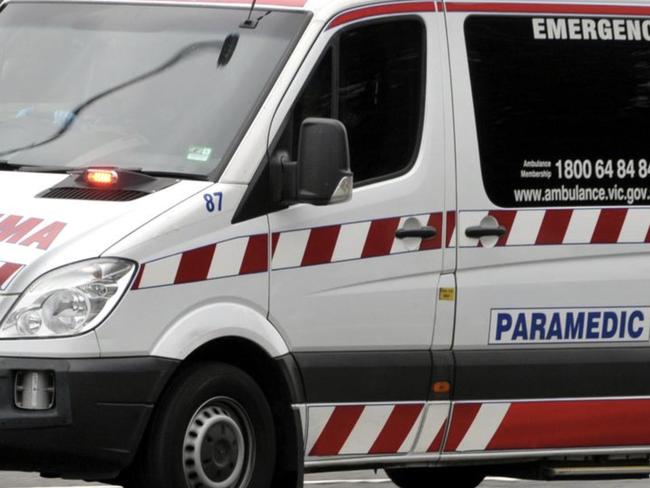 A man was hospitalised after a car crash in Armstrong Creek on Tuesday night.