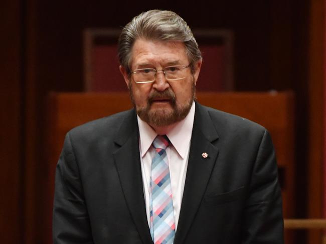 Justice Party Senator Derryn Hinch has a long list of wants. Picture: AAP