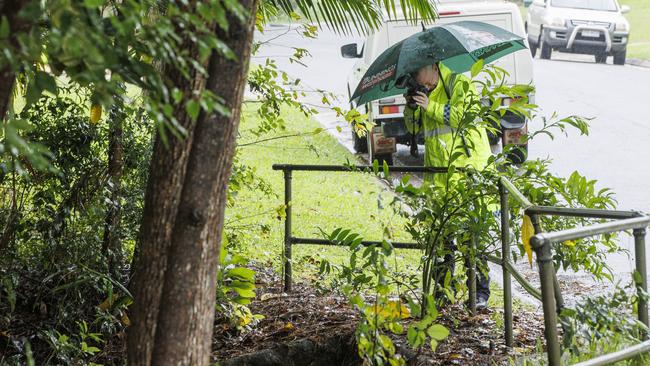 Three crime scenes have been declared at the woman’s body was found on October 24. Picture: Lachie Millard