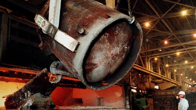 The interior of a smelter. Picture: File