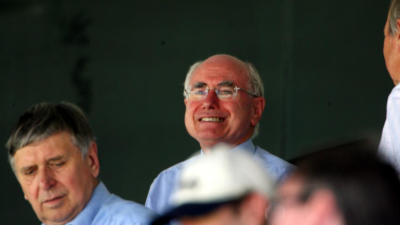 Former Prime Minister watching the first days play of the Australia v India second test cricket match at the SCG back in 2008.