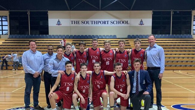 The TSS First V after their last game against Ipswich Grammar School. Picture supplied.